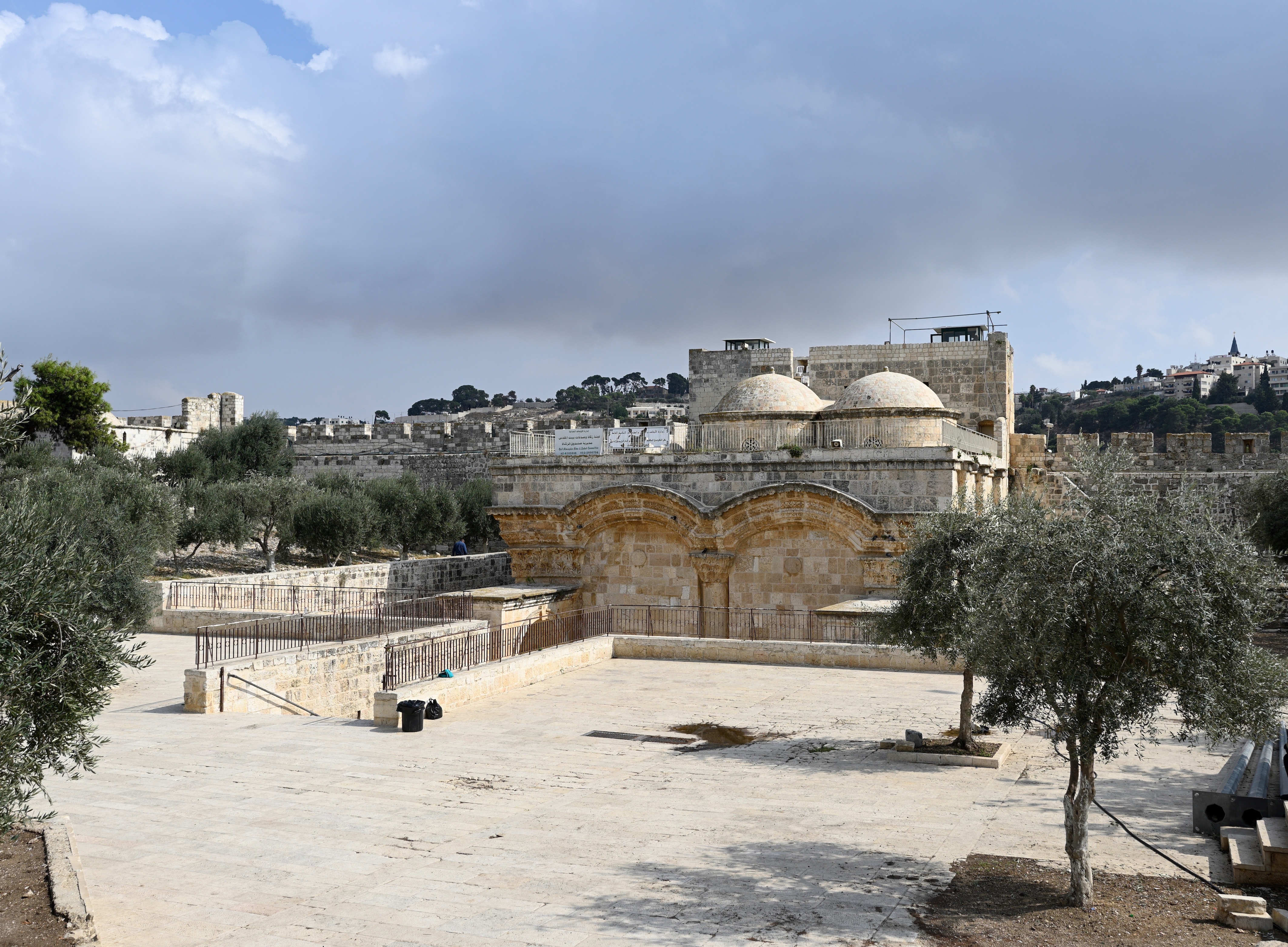 A photograph of the eastern Golden Gate of Jerusalem.