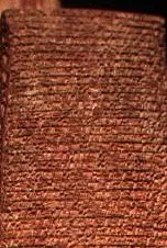 An ancient clay tablet from the book of Enoch.