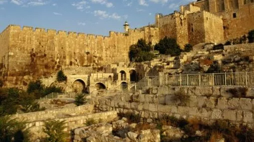A photograph of the Old City of Jerusalem, taken by David & his men ca. 1000 BC.