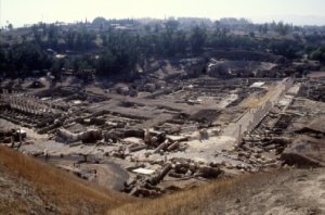 Ruins from the ancient city of Bethshan, a city within Issachar.